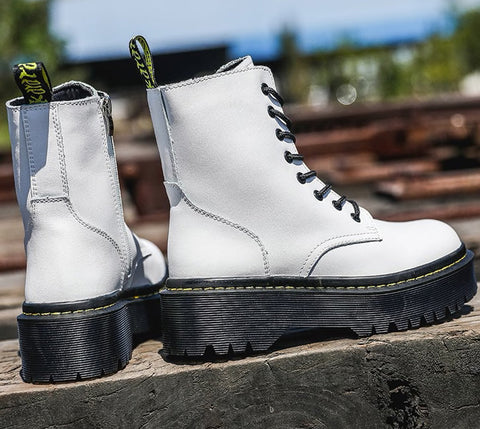 Chunky Platform Combat Boots