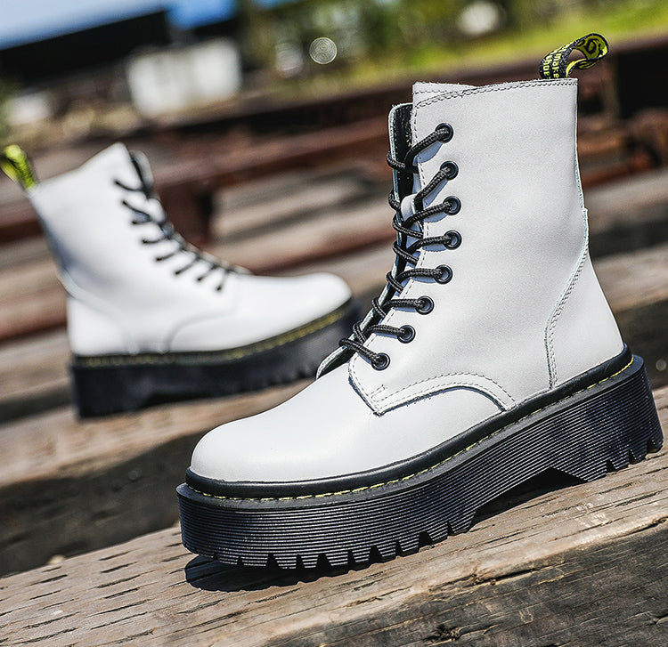 Chunky Platform Combat Boots