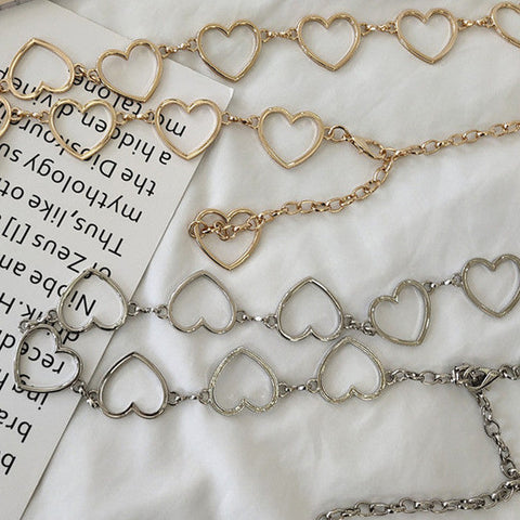 Heart Chain Link Belt