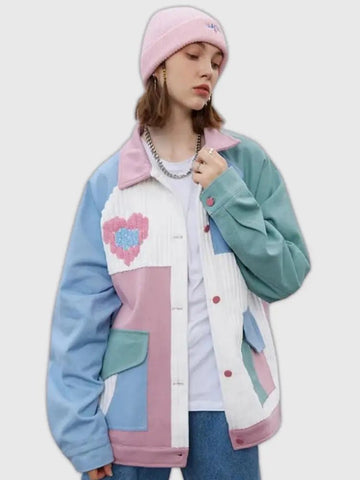 Floral Patchwork Jacket 'Heart'