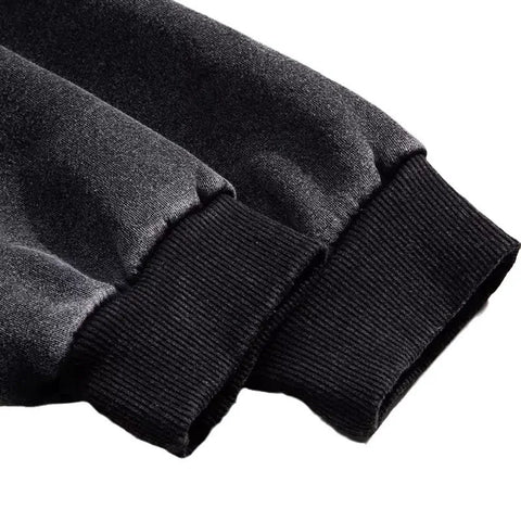 Retro Round-Neck Hoodie