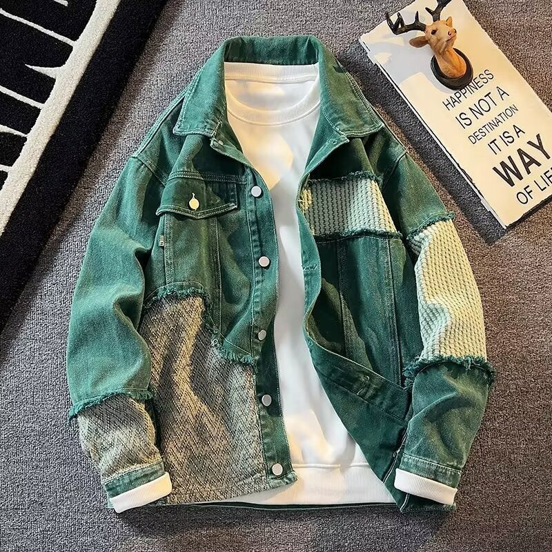 Graphic Jean Jacket 'KR711'