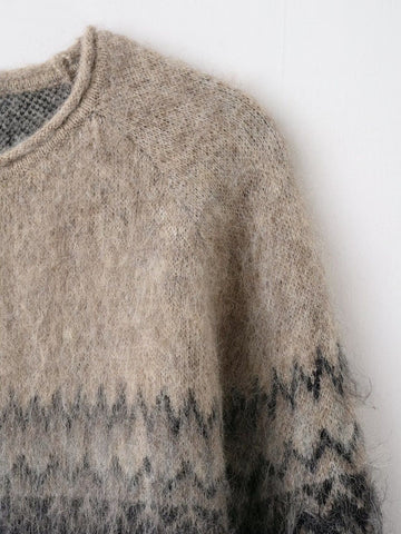 Jacquard Knitted Sweater