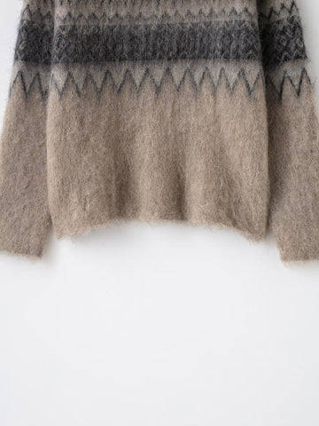 Jacquard Knitted Sweater