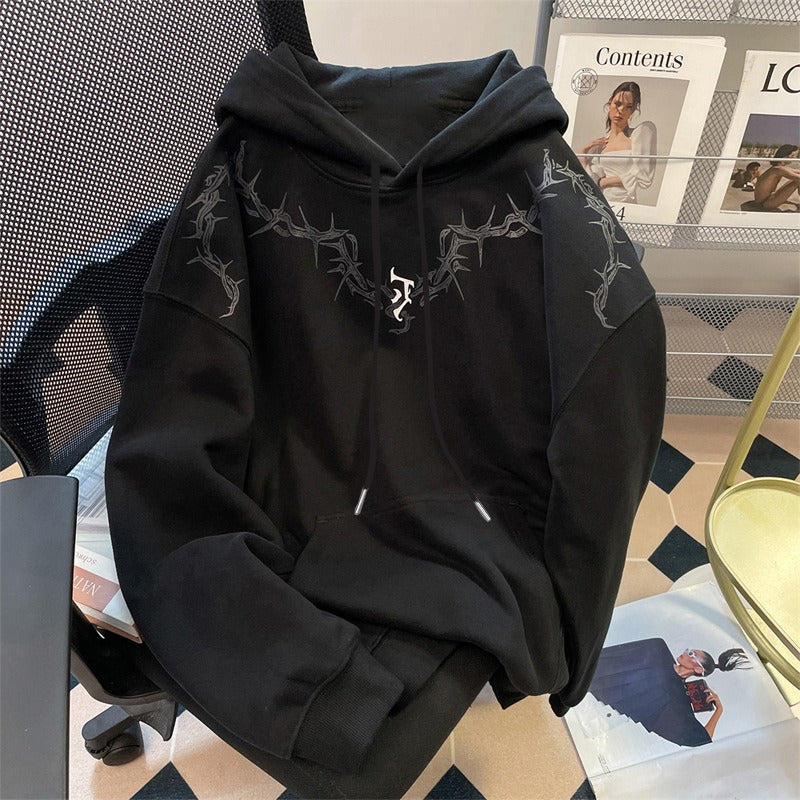 Printed Hooded Sweatshirt