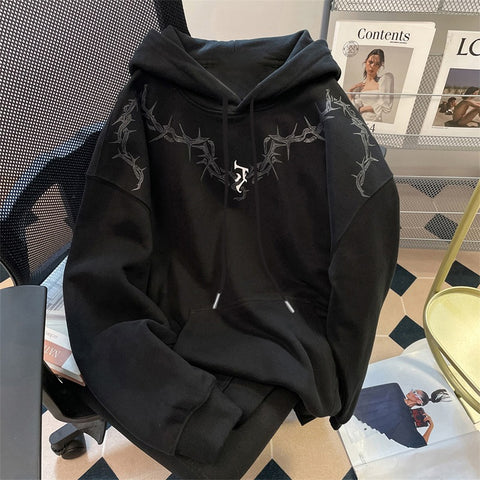 Printed Hooded Sweatshirt