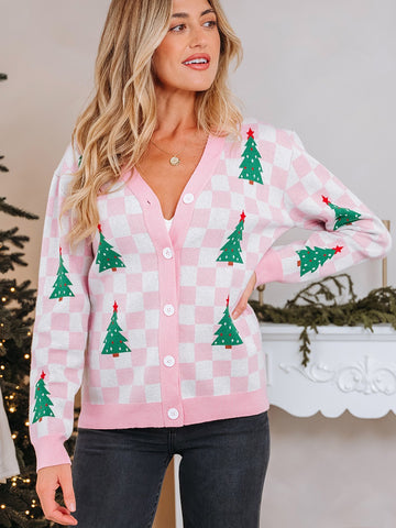 A Multi-Button Cardigan Knitted Top