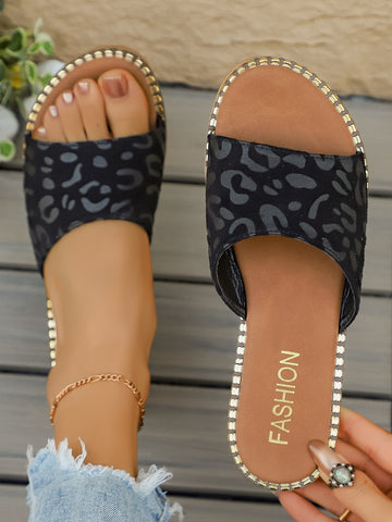 Flache Sandale „Bling It Out“