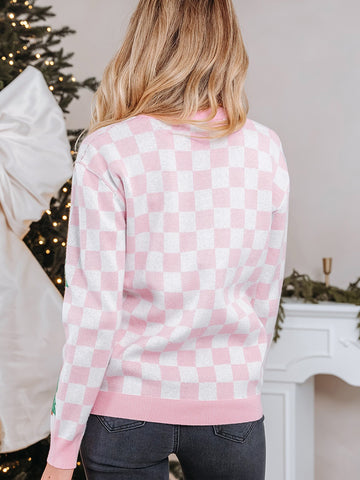 A Multi-Button Cardigan Knitted Top