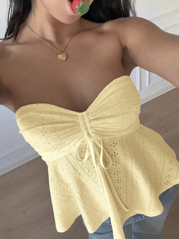 Strapless Vest Slim Fit Sleeveless Top