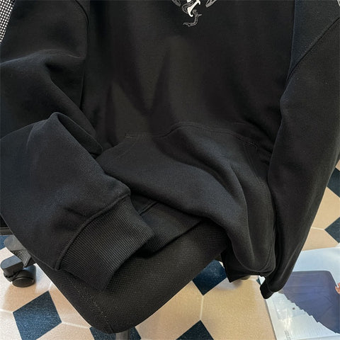 Printed Hooded Sweatshirt