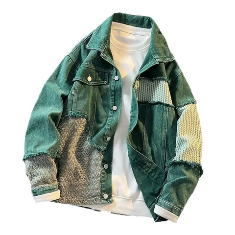 Graphic Jean Jacket 'KR711'