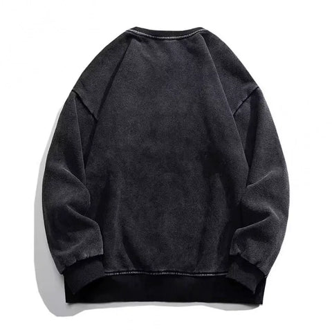 Retro Round-Neck Hoodie