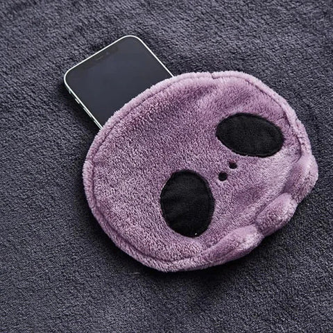 Manta con capucha de murciélago de dibujos animados kawaii