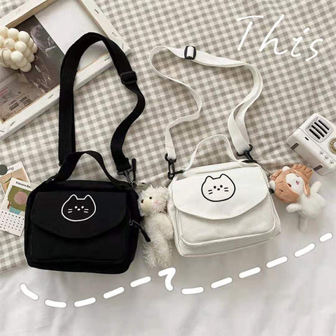 Kawaii Fresh Canvas Shoulder Bag