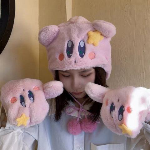 Sombrero y guantes kawaii