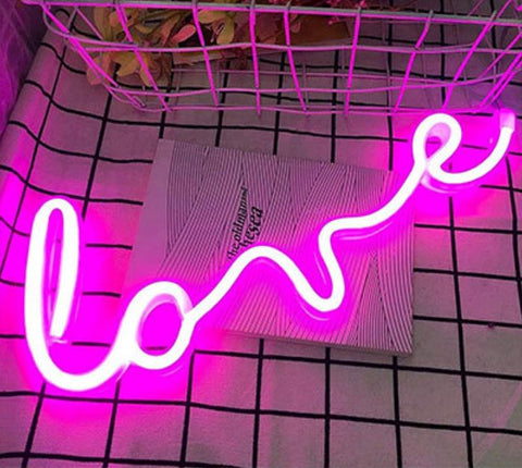 LED Neon Writing "Love"