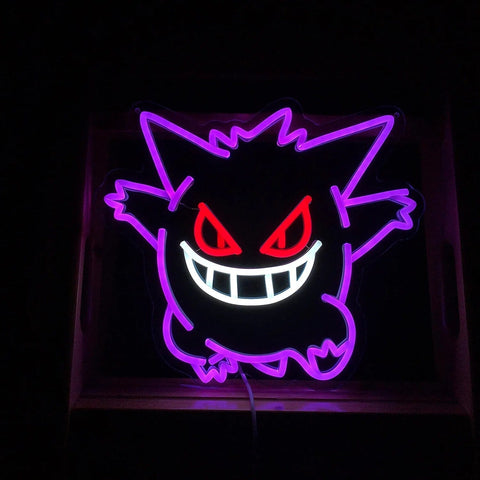 Led Neon Purple Demon Setup Gamer