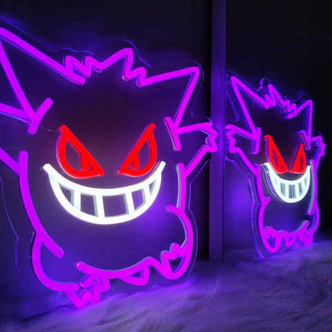 Led Neon Purple Demon Setup Gamer