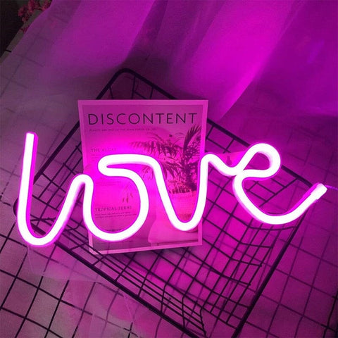 LED Neon Writing "Love"