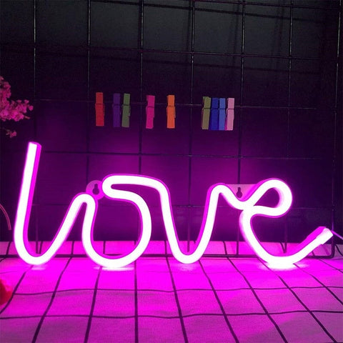 LED Neon Writing "Love"