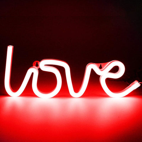 LED Neon Writing "Love"