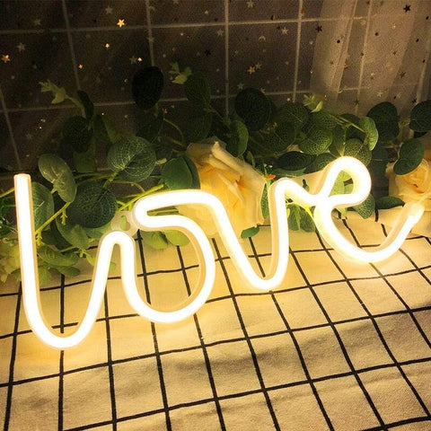 LED Neon Writing "Love"