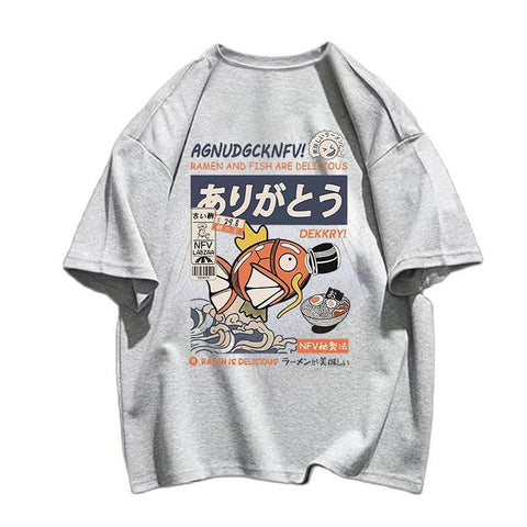 Magikarp Ramen and Fish Streetwear T-Shirt