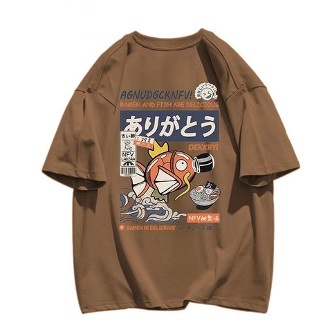 Magikarp Ramen and Fish Streetwear T-Shirt