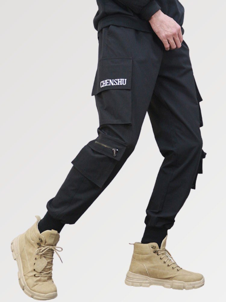 Pantalones cargo multibolsillos para hombre 'Haki'