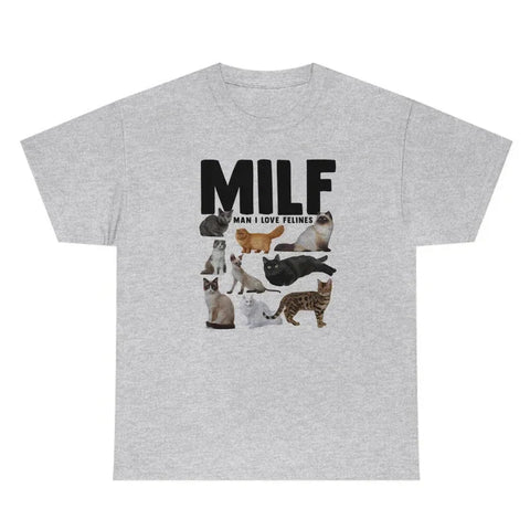Camiseta informal de MILF Man I Love Felines