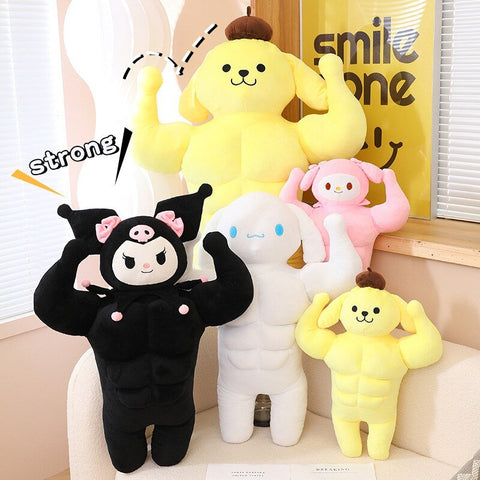 Peluches musculosos kawaii