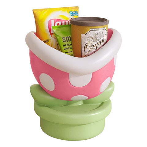 Jarrón de almacenamiento de plantas carnívoras de Super Mario