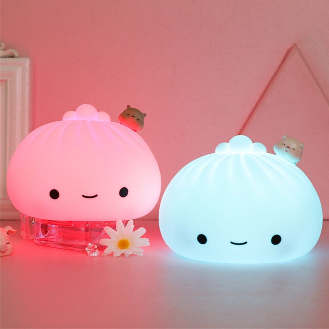 Kawaii Bread Soft Silicone Led Lamp