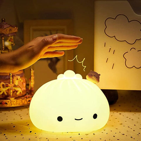 Kawaii Bread Soft Silicone Led Lamp