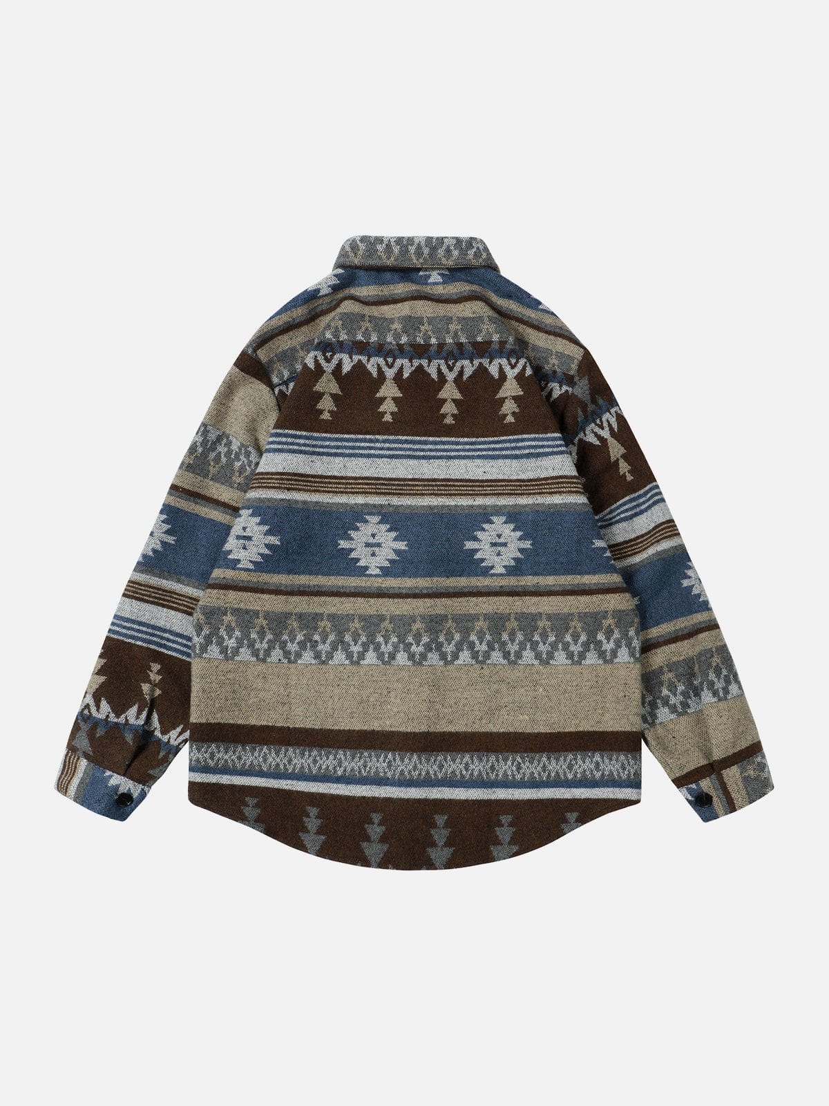 Chaqueta con bordado de patchwork
