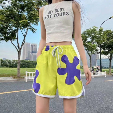 Korallenrote Sportshorts