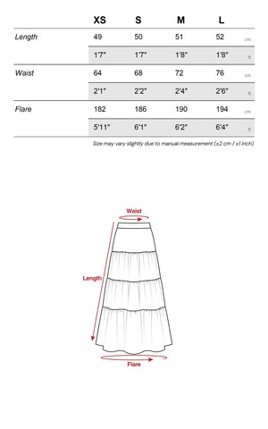 Pleated Pinstripe Skirt