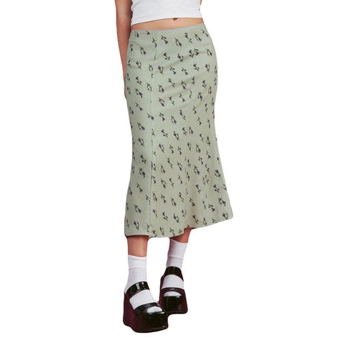 Print Skirt A-Line Trendy Y2K Skirts Harajuku Knee-Length Casual High Waist Party Streetwear Bodycon E-girl Skirt