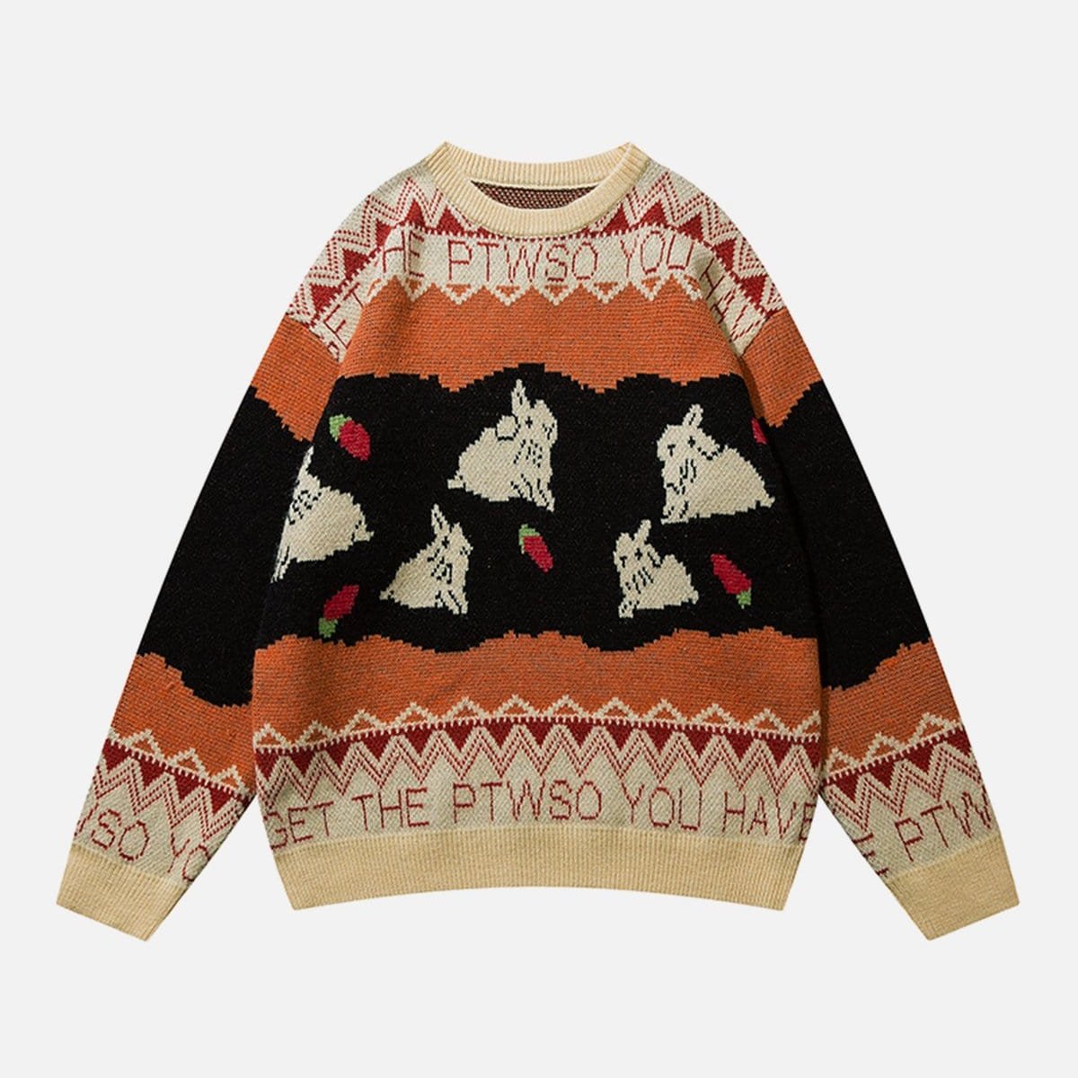 Rabbit Graphic Sweater