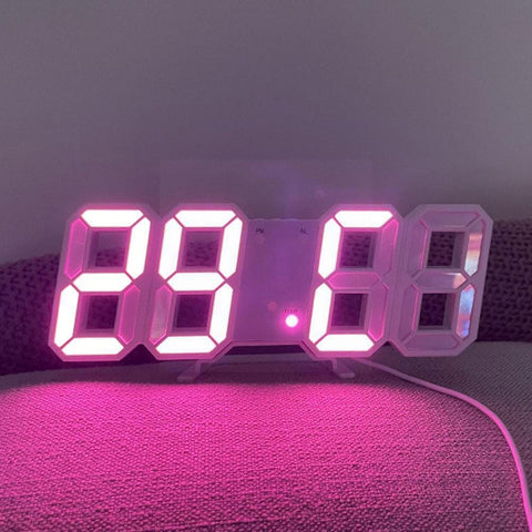 Neon Led Clock and Alarm
