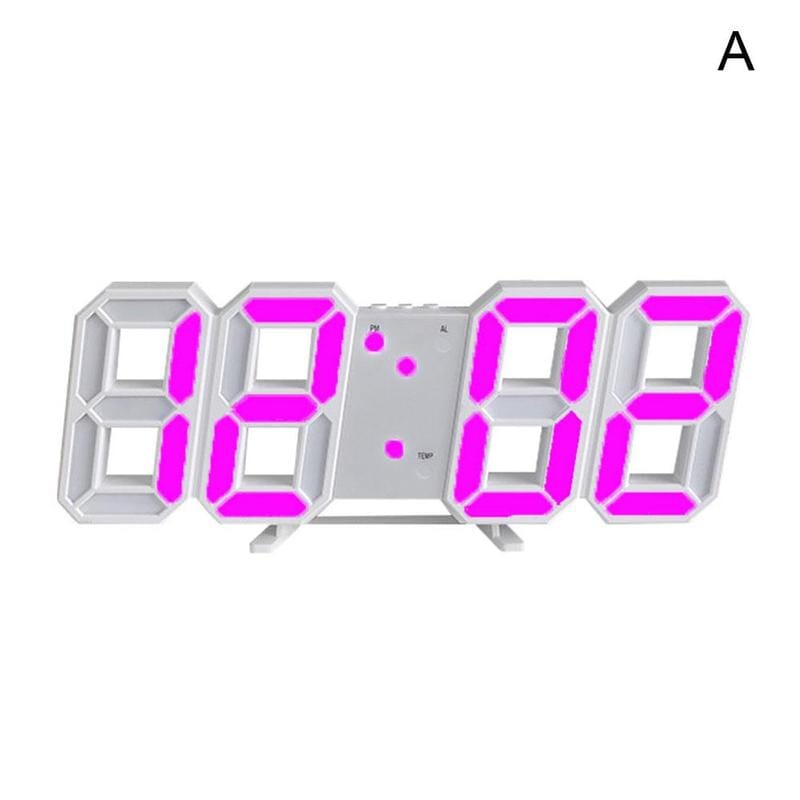 Neon Led Clock and Alarm