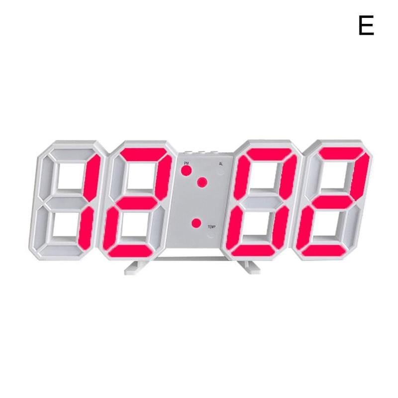 Neon Led Clock and Alarm