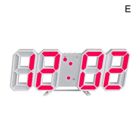 Neon Led Clock and Alarm