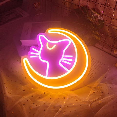 Sailor Moon Led Neon Setup Cozy Kawaii