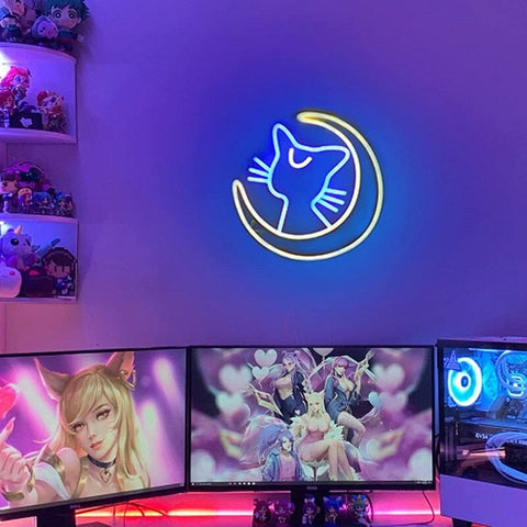 Sailor Moon Led Neon Setup Cozy Kawaii