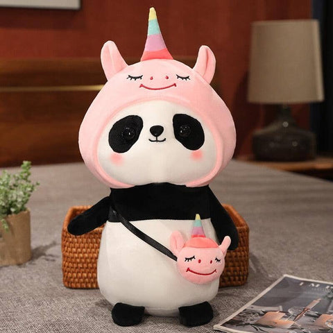 Small Pandas with Cute Hats Plushies