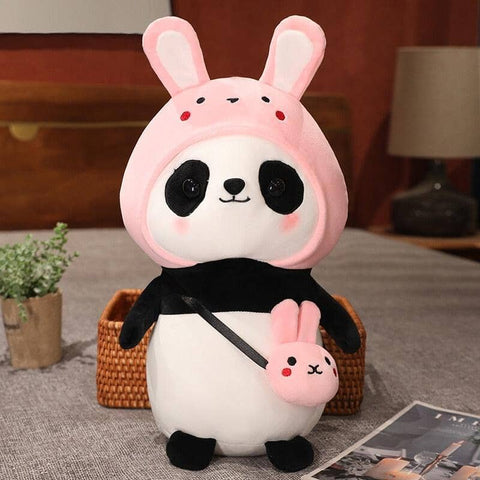 Small Pandas with Cute Hats Plushies