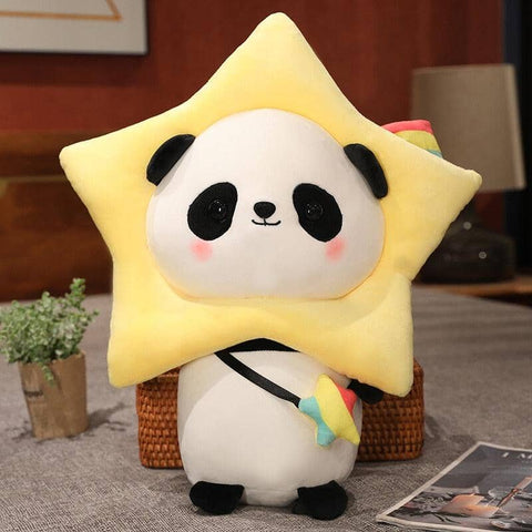 Small Pandas with Cute Hats Plushies