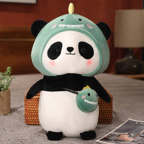 Small Pandas with Cute Hats Plushies